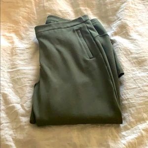 Olive Green Lululemon On the Move Pant